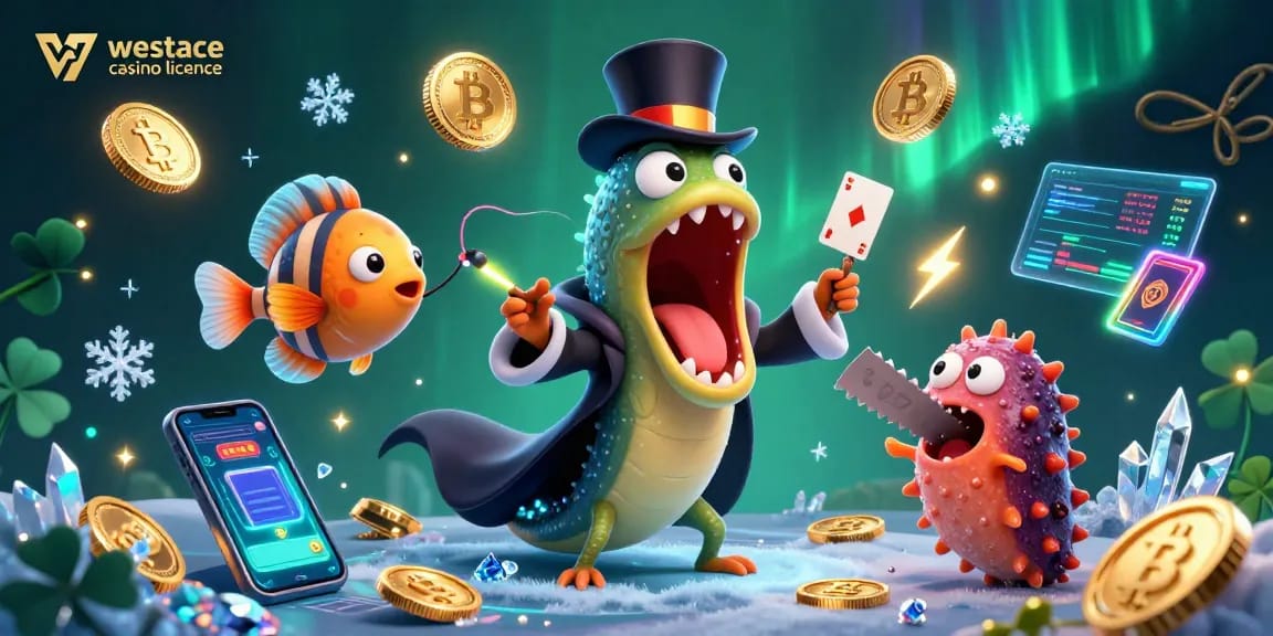 Analysez la licence WestAce Casino et sa sécurité dans ce décor magique sous-marin.