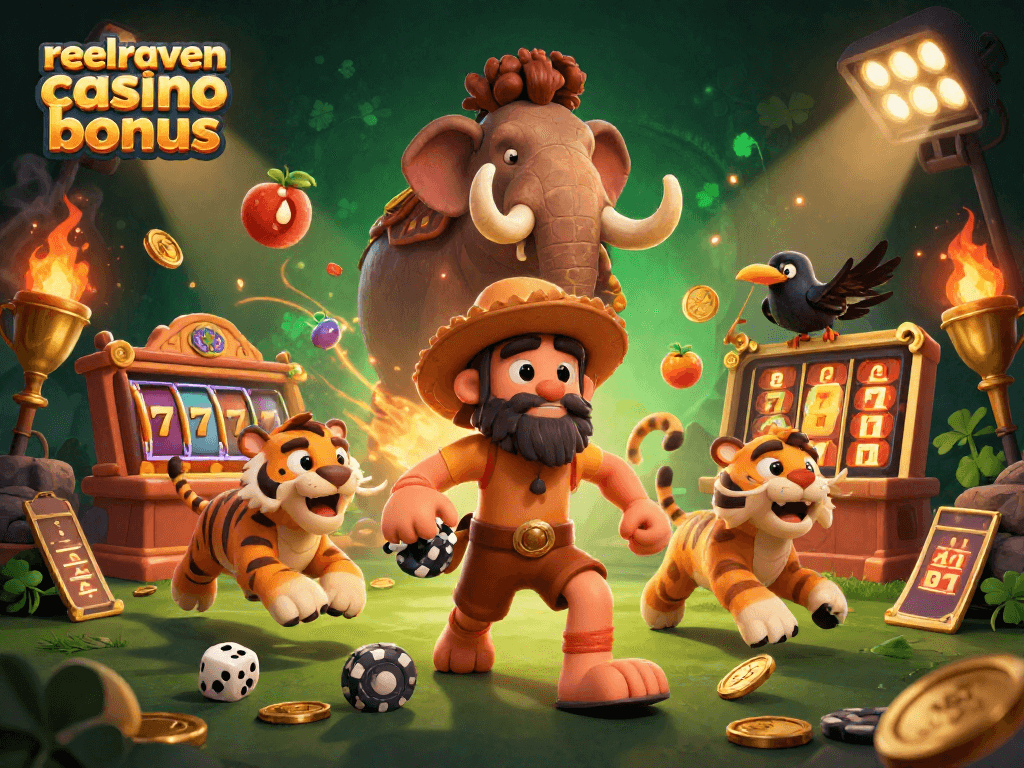Gagnez avec le bonus de casino ReelRaven, découvrez des jackpots et des machines à sous excitantes.