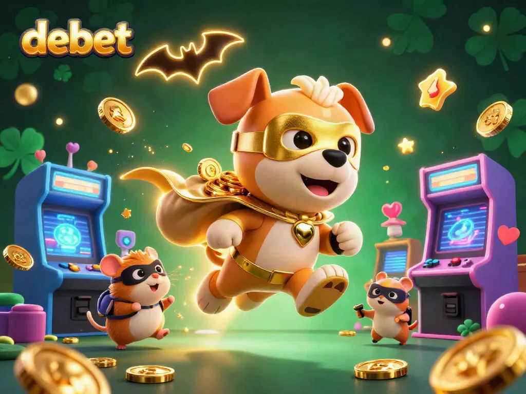 Experience the thrill of debet betting with our vibrant 3D casino illustration featuring superheroes!