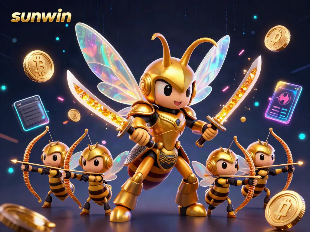 Engage with thrilling sunwin gaming sessions highlighted by a vibrant, dynamic 3D casino scene.