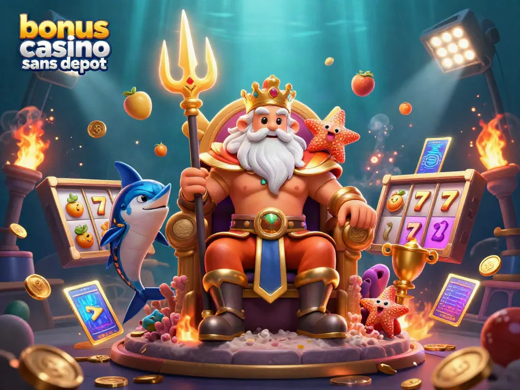 Explore le monde des jeux avec un bonus casino sans dépôt, plongeant dans un univers animé vibrant.