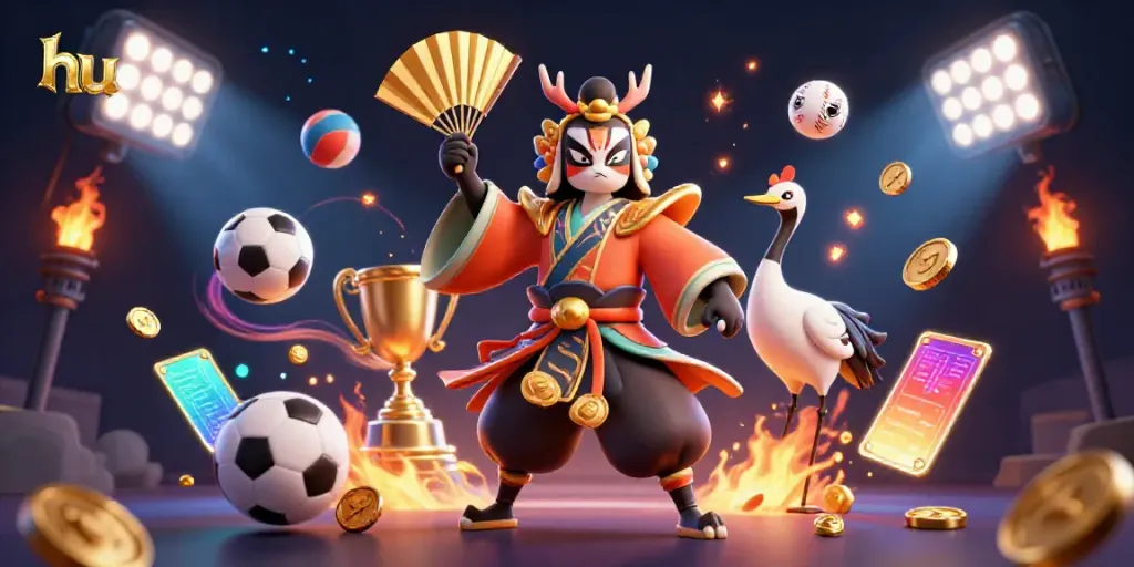 Experience thrilling casino action with colorful characters in a vibrant scene showcasing hu's energetic gaming atmosphere.