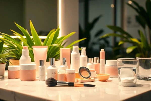 Utforska den färgsprakande världen av K-Beauty online med utvalda koreanska hudvårdsprodukter i en inbjudande miljö.