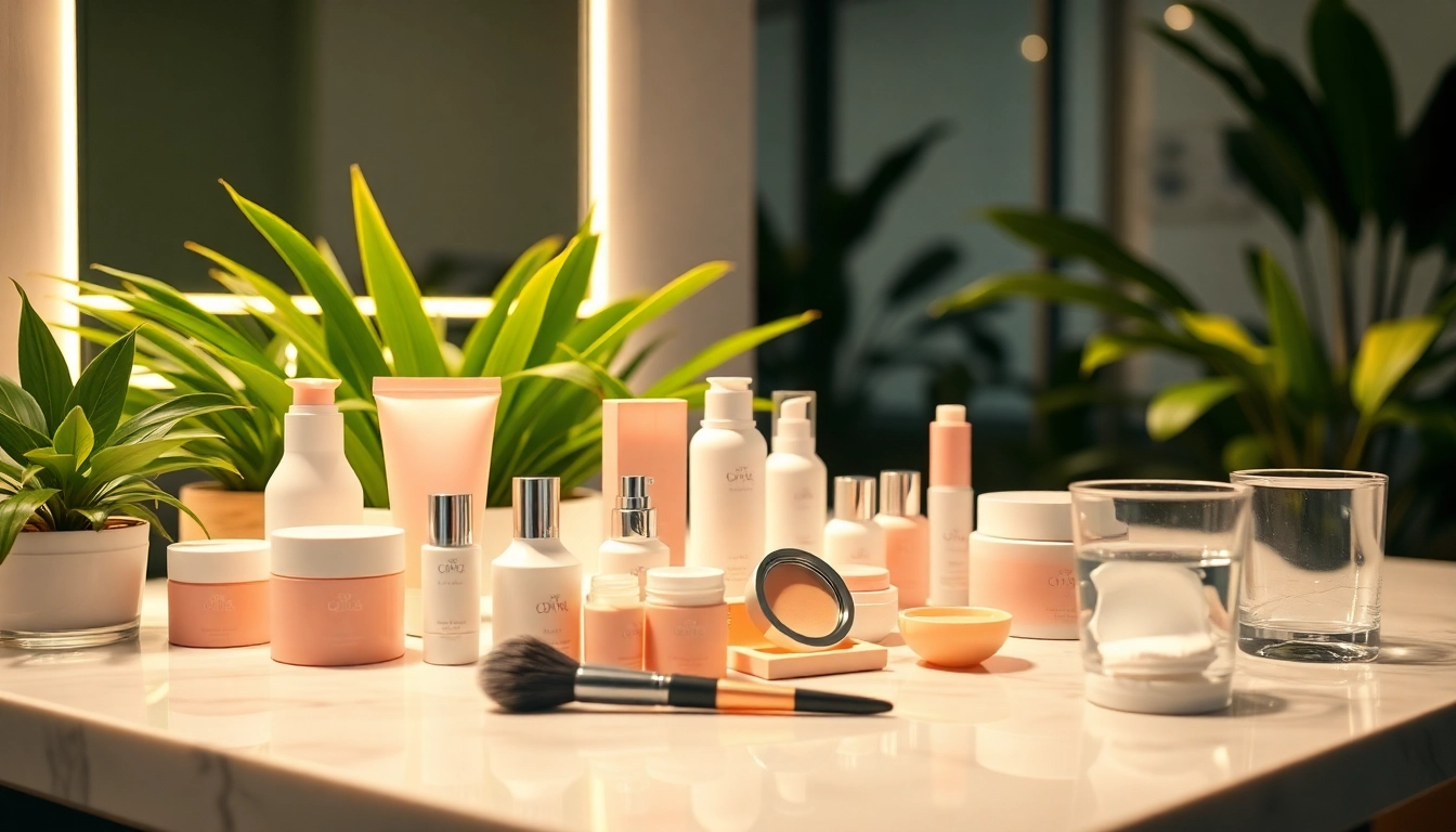 Utforska den färgsprakande världen av K-Beauty online med utvalda koreanska hudvårdsprodukter i en inbjudande miljö.