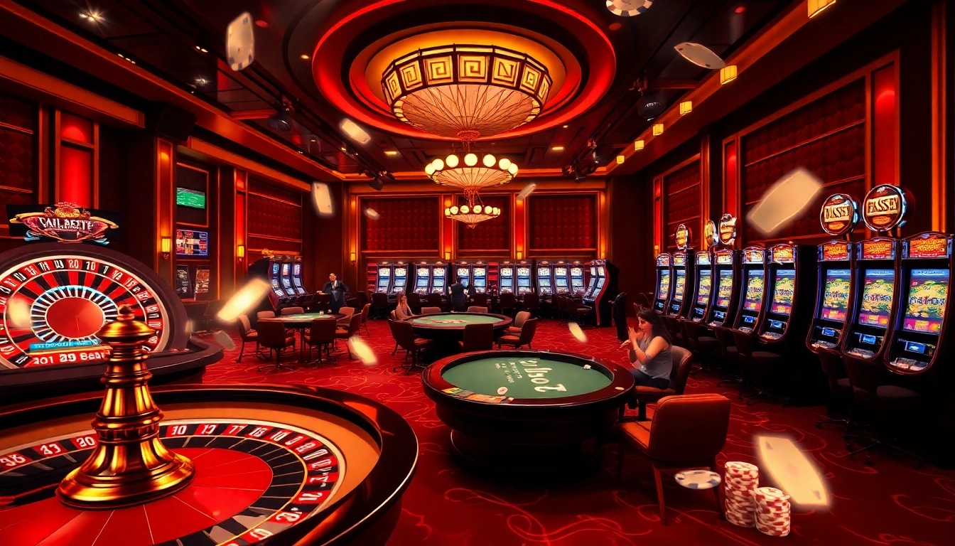 Experience the excitement of SAO BET with vibrant casino tables and thrilling games.