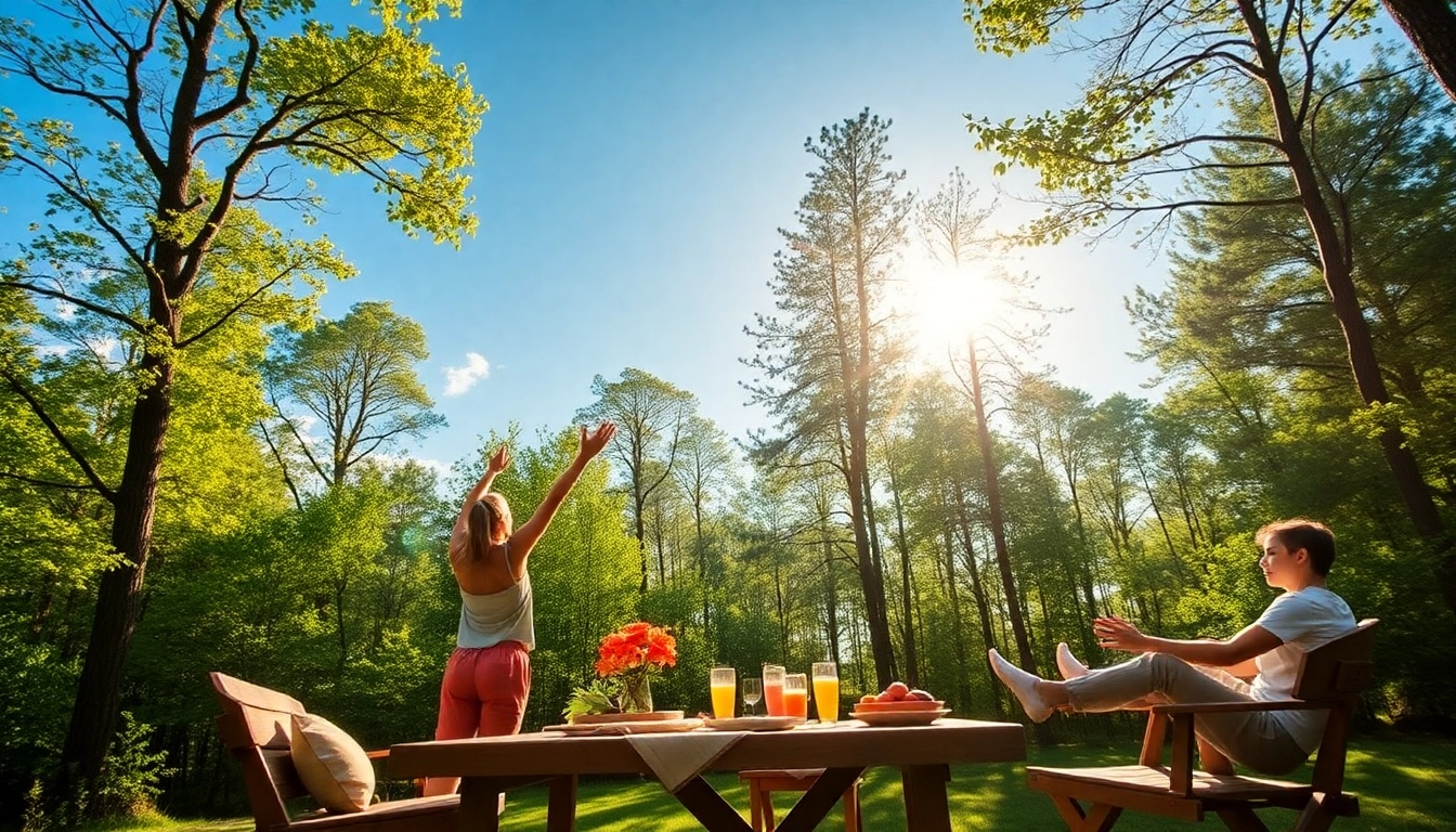 Vivre un style de vie au contact de la nature, avec des activités de plein air et une ambiance familiale.