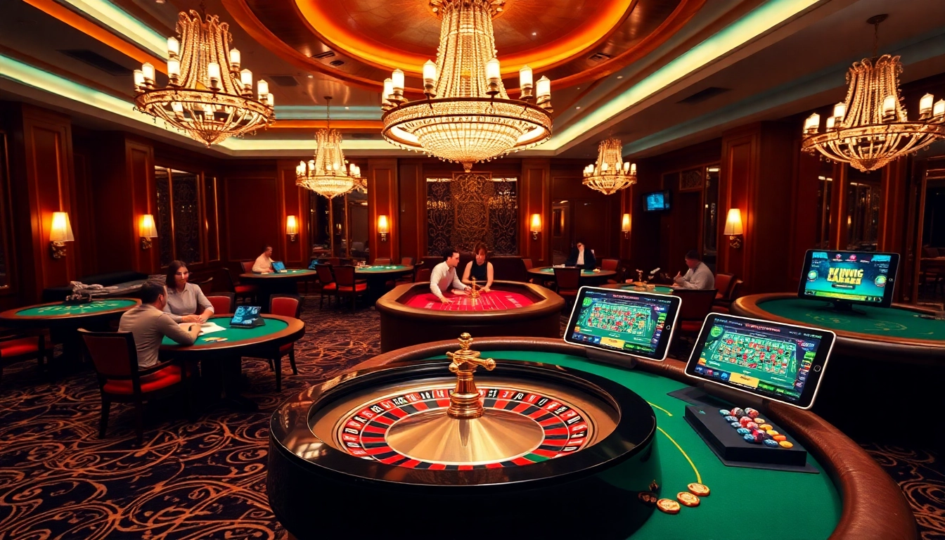 Experience the excitement of S8 gaming with a vibrant roulette table and modern interfaces.
