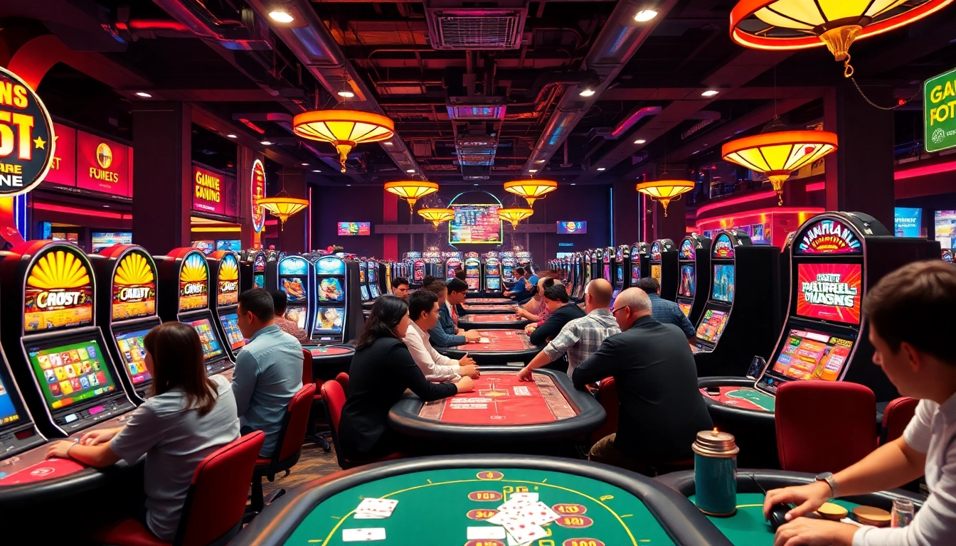 Jouez dans le meilleur casino en ligne avec une atmosphère vibrante et des joueurs engagés.