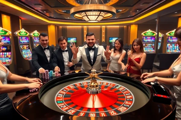 Experience thrilling gaming at UU88 with a vibrant casino atmosphere and engaging players.