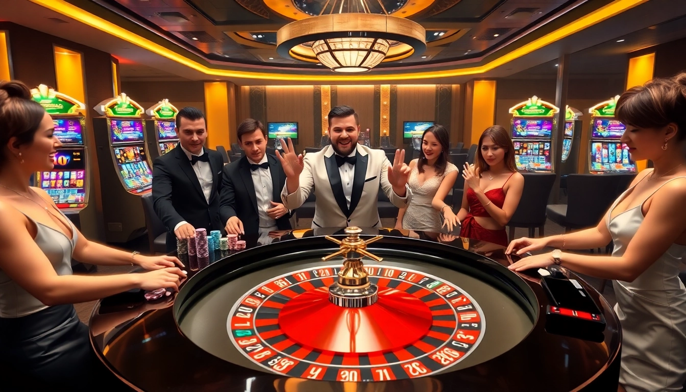 Experience thrilling gaming at UU88 with a vibrant casino atmosphere and engaging players.