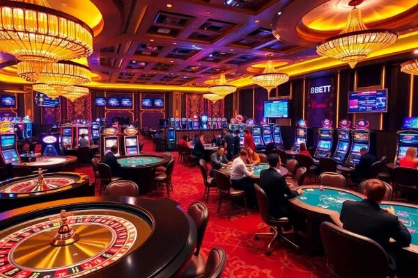 Experience the thrill of 8KBET with luxurious casino games and vibrant gaming environments.