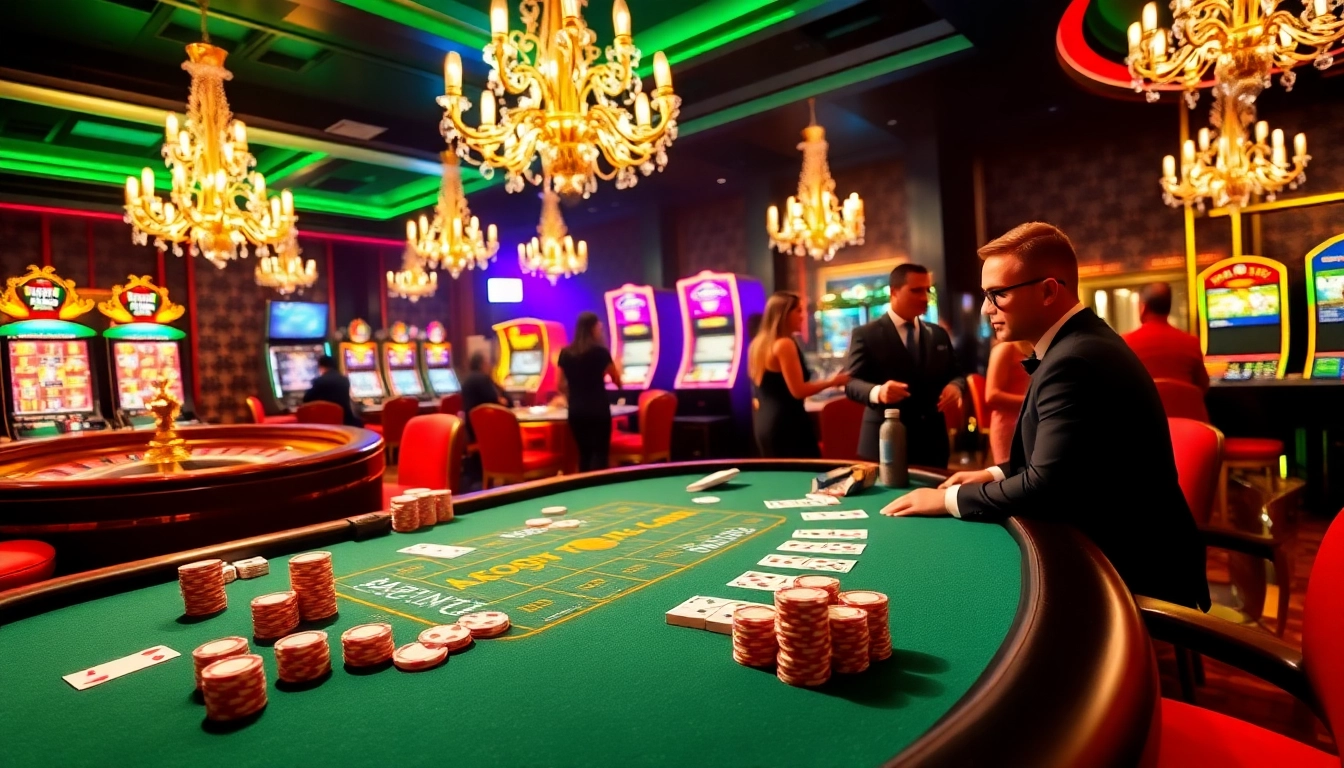 Experience thrilling gameplay at https://32wincasino.com/ featuring a luxurious poker table and casino ambiance.