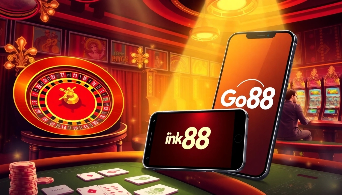 Experience the excitement of online gambling with Link Go88 at vibrant casino tables.
