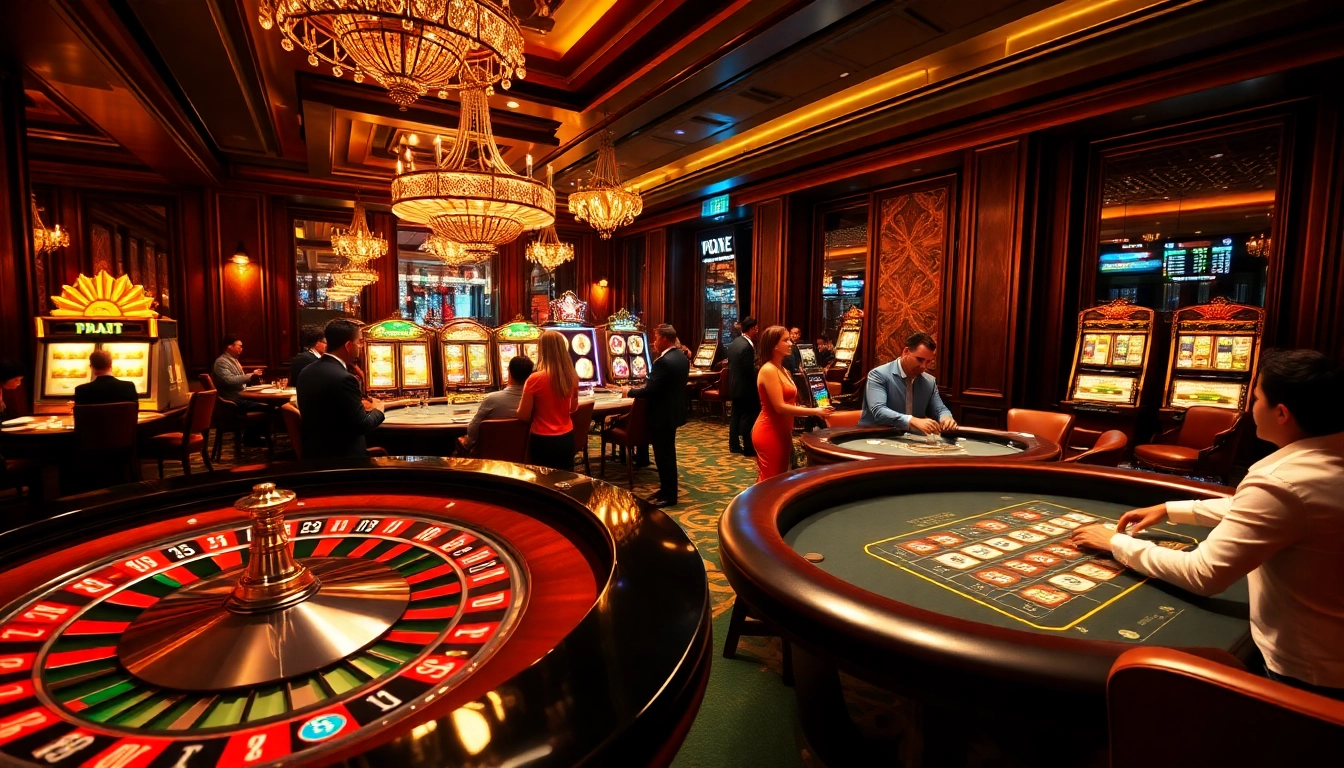 Participants enjoy an exhilarating roulette game at https://c168seo.com/ with high stakes and vibrant chips.