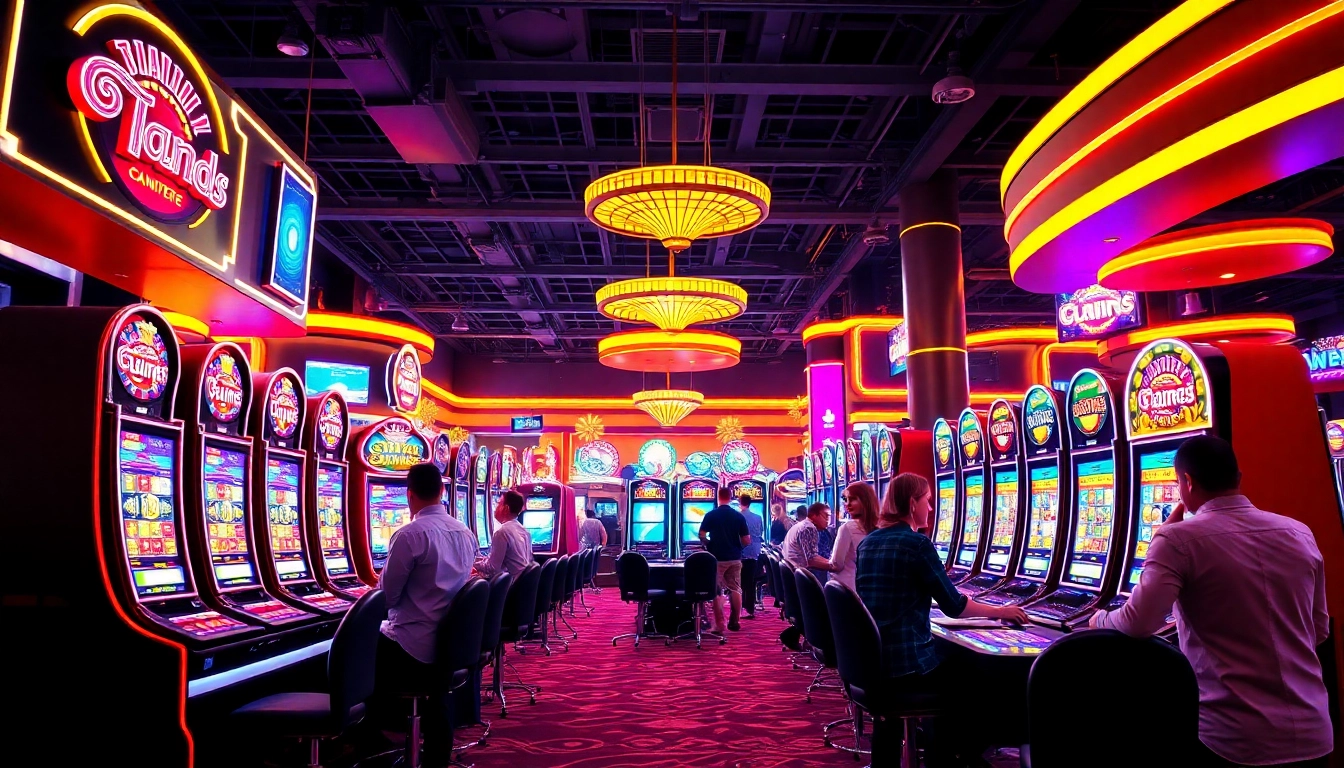 Découvrez le meilleur casino en ligne avec des joueurs jouant sur des machines à sous et des tables de roulette.