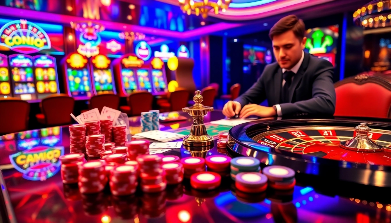 Engaging gambler strategizing at a luxury table for Nhà cái 6789.