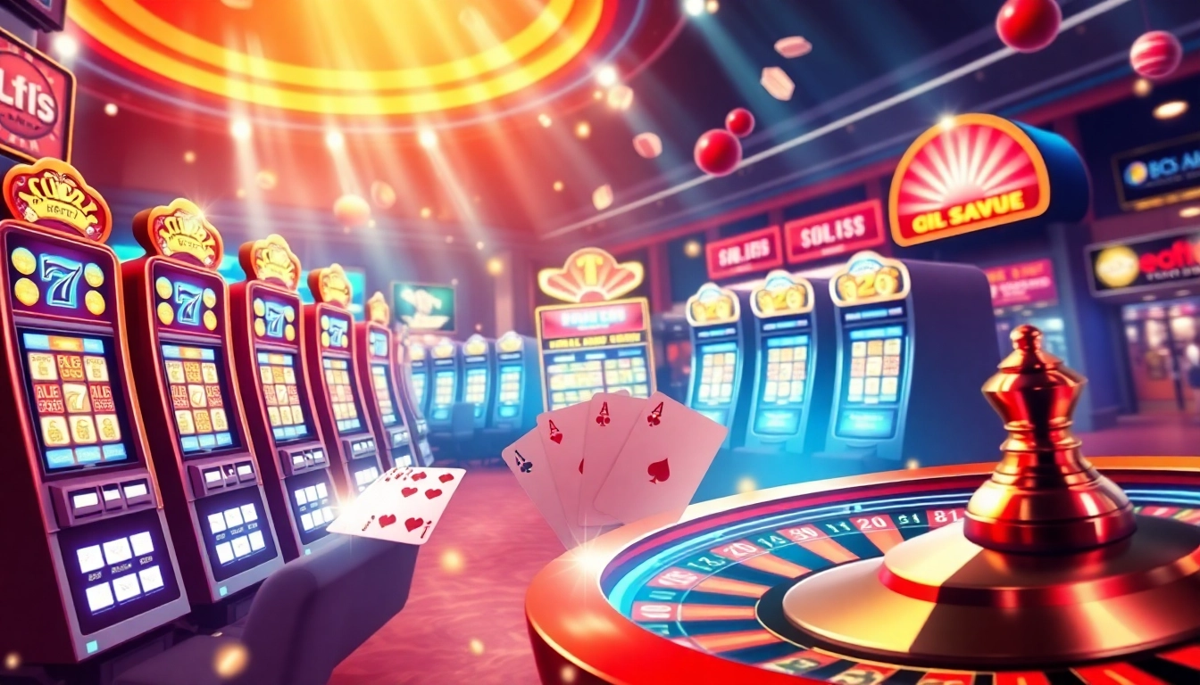 Jouer à des jeux de casino en ligne dans un environnement numérique moderne, captivant l'excitation.