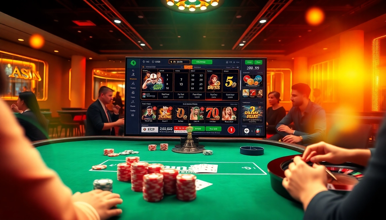 Exciting online gambling experience at PS99 with poker chips and roulette wheel.