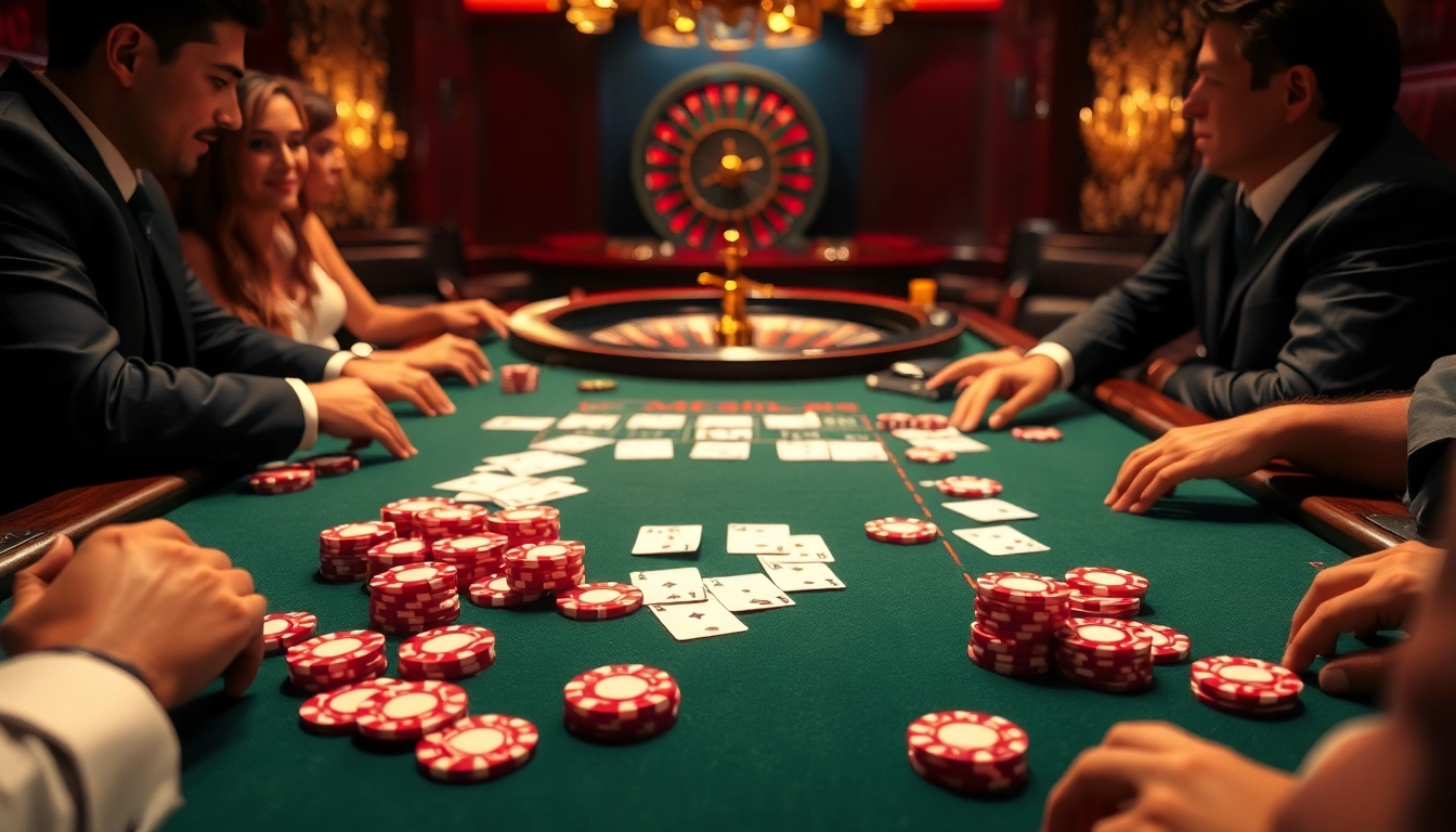 Experience the thrill of poker at XX88, where players engage in high-stakes games with vibrant chips.