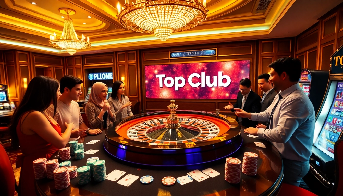 Experience the excitement of winning strategies at https://topclub.bond/ in a vibrant casino scene.