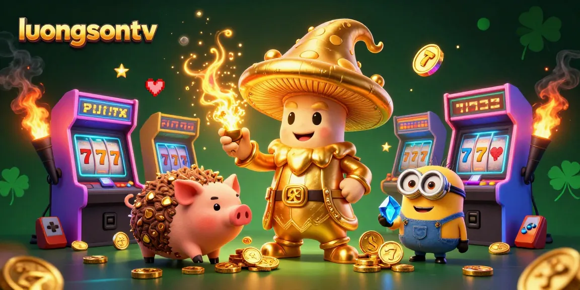 Experience thrilling golden transformations with luongsontv as a wizard and pig uncover gaming treasures.