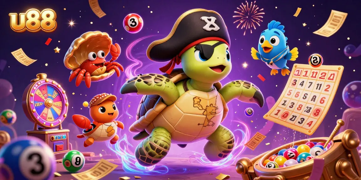 Experience the thrilling world of u88 with a vibrant 3D illustration showcasing exciting gaming elements.