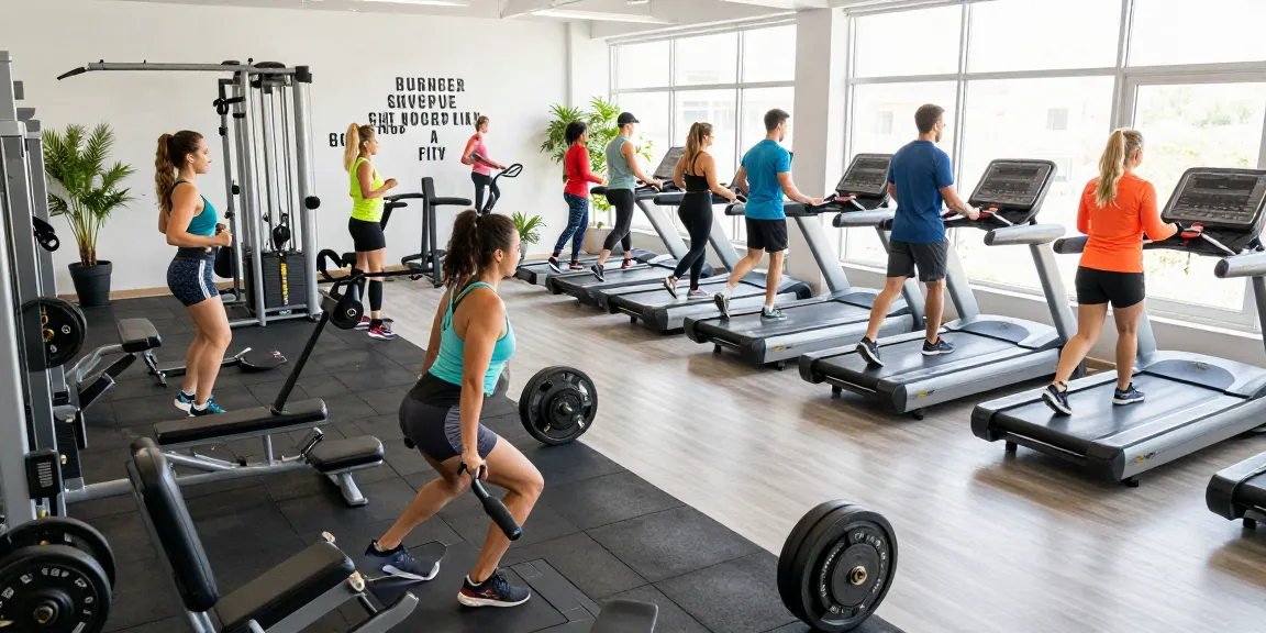 Entraînement dynamique dans un gymnase avec Steroide Boutique, des passionnés de fitness exerçant leur force.