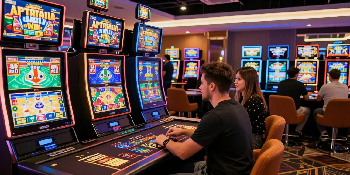 Expérience de casino en ligne avec des joueurs profitant de jeux variés, ambiance dynamique et conviviale.