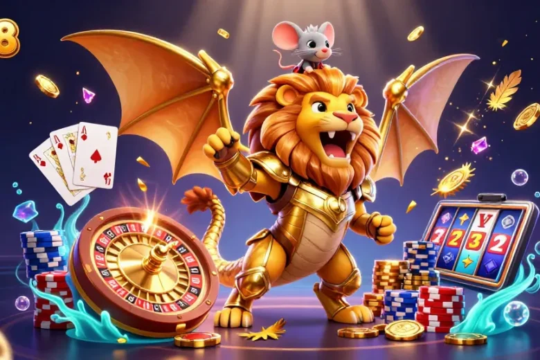 Spin the roulette wheel and win with sc88's vibrant casino illustration of victory and excitement.